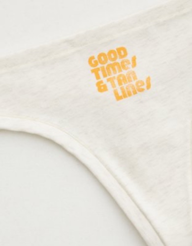 Aerie Cotton Thong Underwear