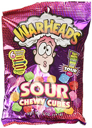 Warheads Sour Chewy Cubes 5oz Bag