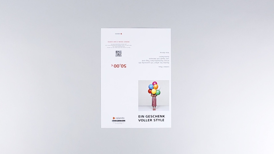 Zalando Geschenkgutscheine online kaufen