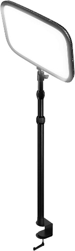 Elgato Key Light - Professionelle Studiobeleuchtung in 2800 Lumen zum Streamen mit Tischklemme, Aufnahme und Videokonferenzen, Temperatur und Helligkeit per App anpassbar auf Mac, PC, Android - Einzeln Key Light