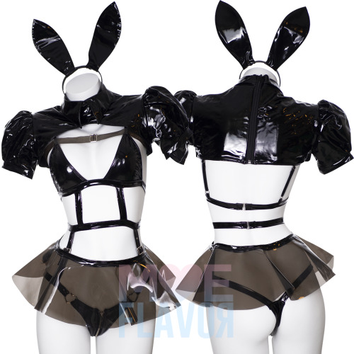 Cyber Bunny Set - Black / S/M