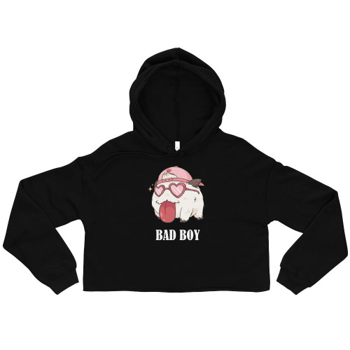 Bad Boy | Crop Hoodie | League of Legends - Black / S