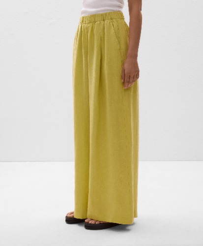 100% Linen Wide Leg Trousers