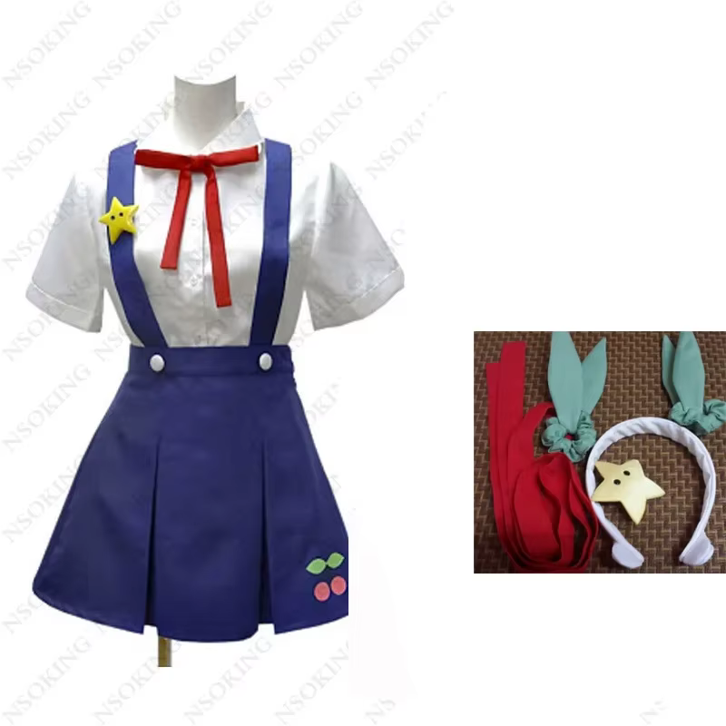 Anime  Hachikuji Mayoi Dress Cosplay Costume Customized - AliExpress 200000532