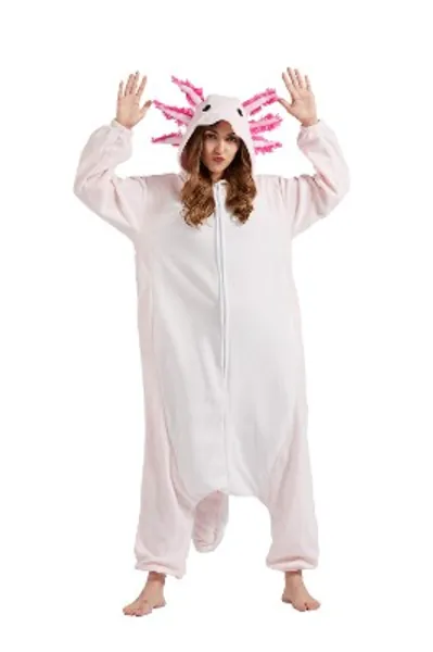 DELEY Unisex Adult Animal Pajamas Warm Sleepwear Onesies Pajamas Halloween Cosplay Homewear Anime Costume