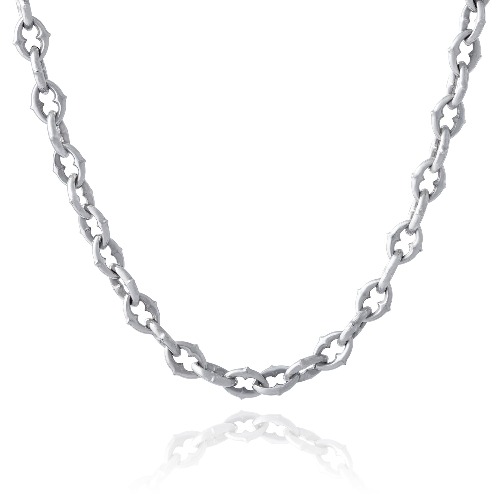 "The Cathedral" Spiked Link Chain Necklace | 45cm/ 18 inch (Plus 10cm Extender)