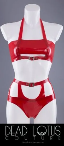 turquoise FLUXO cutout Panties