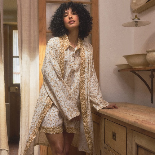 Ernest White Middlemore Linen Robe | Small/Medium