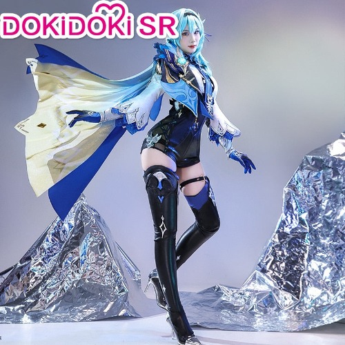 【Ready For Ship】DokiDoki-SR Game Genshin Impact Cosplay Costume Eula/Shoes | M