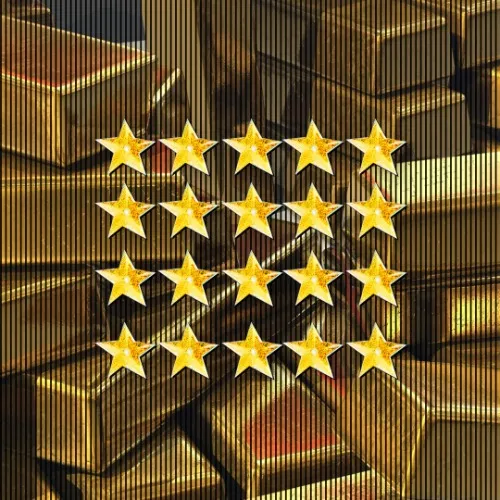 twenty gold star stickers (for $150)