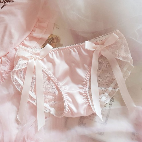 Pink Satin Panties - Pink Princess
