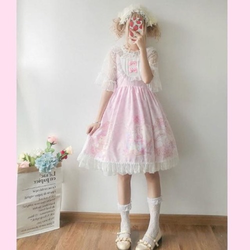Majestic Kitten Lolita Dress - Pink Dress