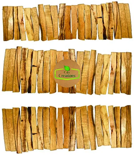 60 Palo Santo Smudging Bulk Lot Sticks, High Resin Palo Santo, Holy Wood. Premium Certified Authentic, Wild Harvested Incense Stick for Purifying, Cleansing, Healing (60 Sticks)