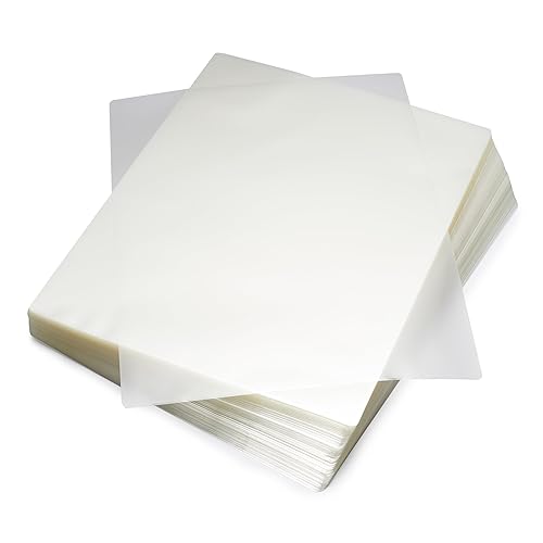 Amazon Basics Clear Thermal Laminating Plastic Paper Laminator Sheets, 9 x 11.5-Inch, 200-Pack, 3mil - 200-Pack