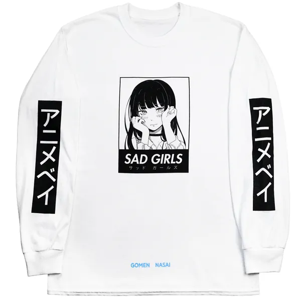 Sad Girls L/S Choker Tee