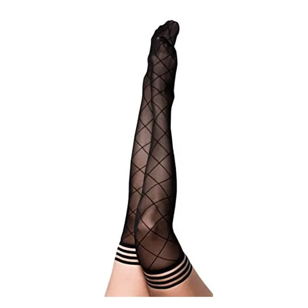 
                            Kix`ies Stockings For Women | Thigh High Stockings with No-Slip Grip Stay Ups Thigh Bands | Womens Thigh High Stockings
                        