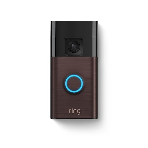 All-new Ring Battery Doorbell — Head-to-Toe Video, Live View with Two-Way Talk, and Motion Detection & Alerts (2024 release), Venetian Bronze - Venetian Bronze