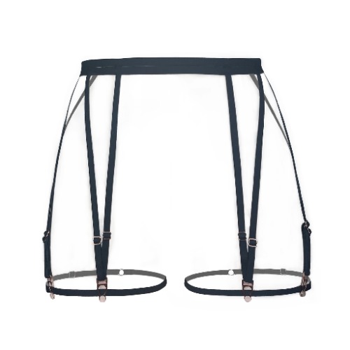 Frisson Garters Black - M/L / Black