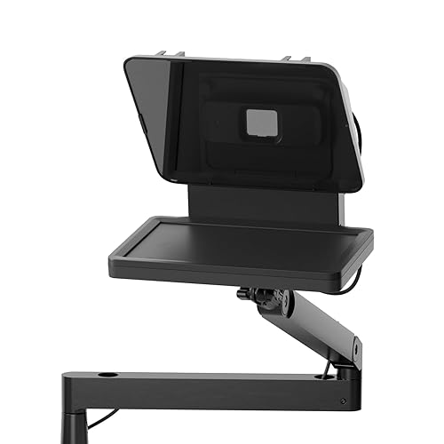 Elgato Prompter Swivel Mount Bundle - Premium Teleprompter + Low Profile Arm, Compatible with DSLR, Webcam, Smartphone, Fully Adjustable for Versatile Mounting, for Streaming, Video Calls, and Mac/PC - Swivel Mount Set