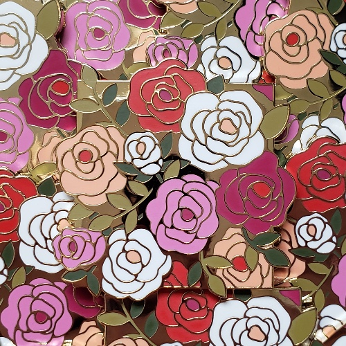 Doki Rosi: Lesbian Roses Enamel Pin | Default Title