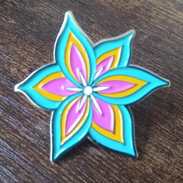 Pansexual Pride Lily Soft Enamel Pin