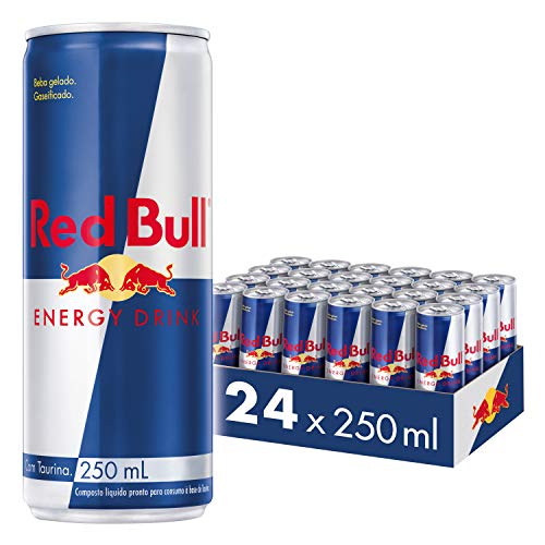 Red Bull Energy Drink, 24 x 250 ml, Dosen Getränke 24er Palette, OHNE PFAND - Classic - 250 ml (24er Pack)