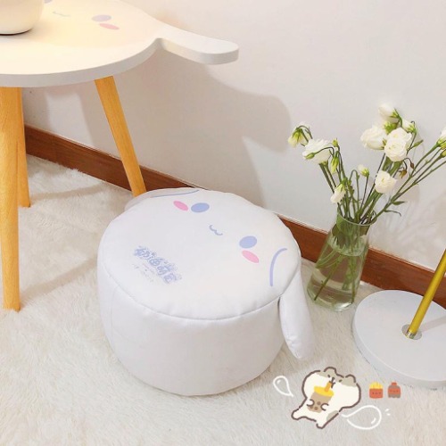 Cinnamoroll My Melody Inspired PU Leather Surface Stool Chair Ottoman | Cinnamoroll