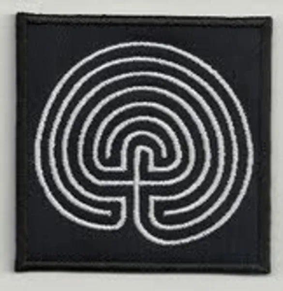 Ancient Greek Labyrinth Symbol  Embroidered Patch BUY3 | Etsy
