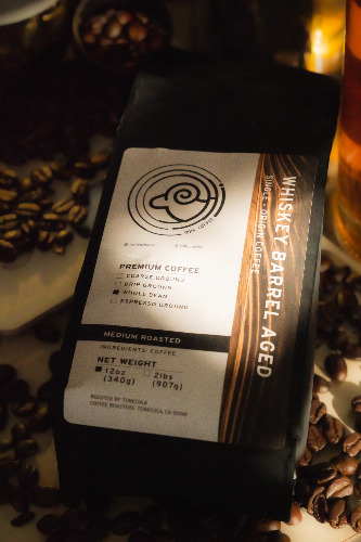 Whiskey Barrel Aged Single Origin Coffee - 12 oz / Whole Bean