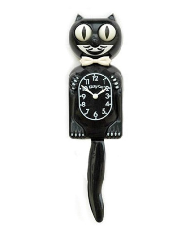 Classic Black Kitty-Cat - Made by Kit-Cat Klock? by California Clock Company