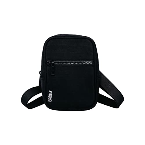 Brixley Crossbody Bag Sling Purse for Women Men Girls Travel, Multi Position Fanny Back Pack - Black