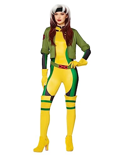 Spirit Halloween X-Men Adult Rogue Costume | Officially Licensed | Complete with Accessories - ADULT SMALL