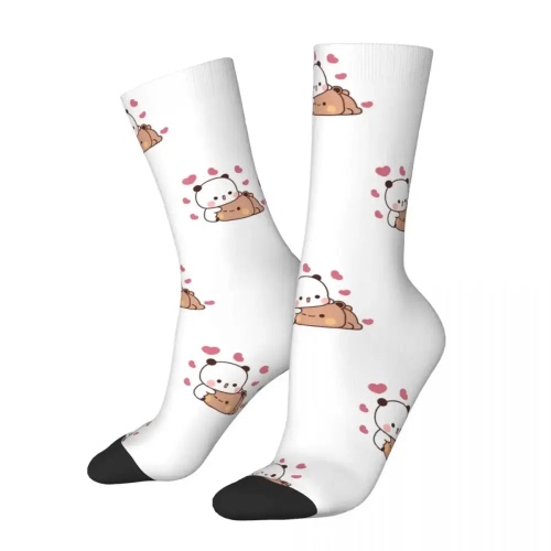 Dudu & Bubu Cozy Socks for Fun and Warm Feet - White / One Size