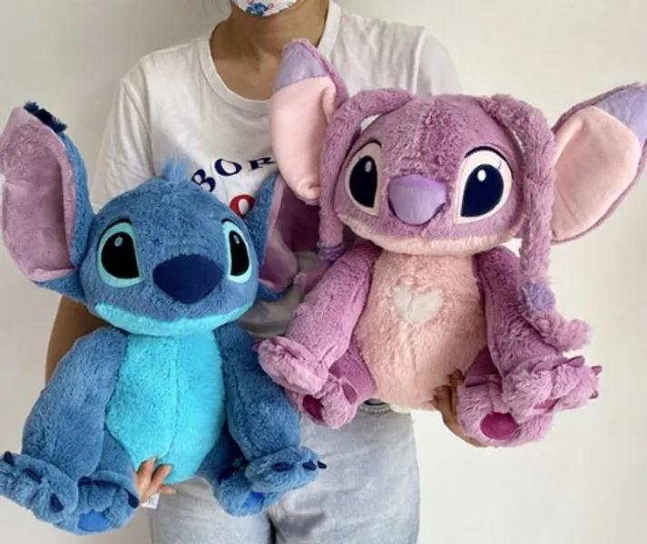 Pink & Blue Stitch  Super Soft Plush  40cm | Etsy