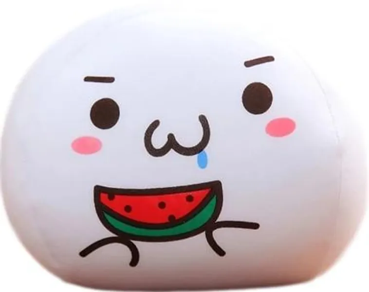 Kawaii Emoji Balls (8 VARIANTS, 4 SIZES) by Subtle Asian Treats - 4" / 10 cm / Watermelon