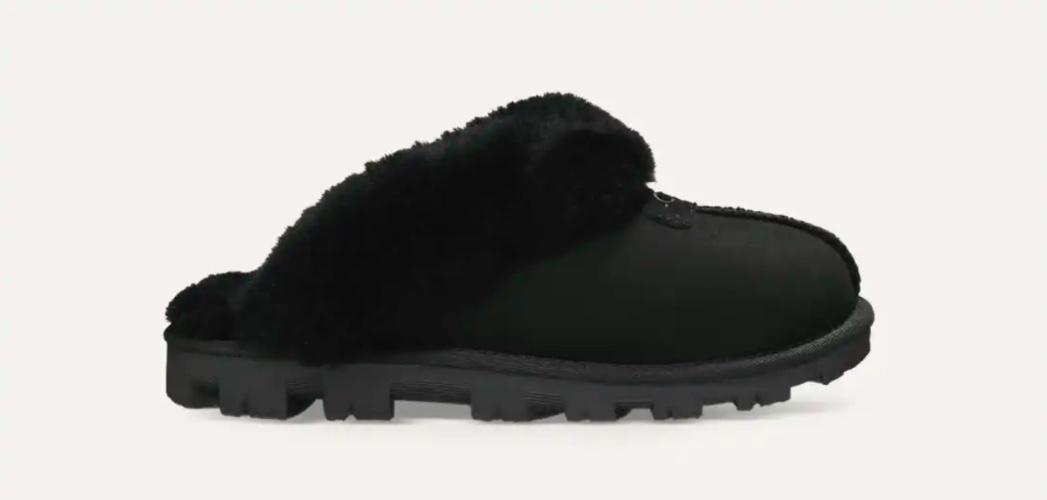 Black Ugg Coquette Slipper