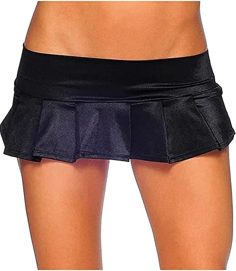 Micro Pleat Skirt - One Size Black
