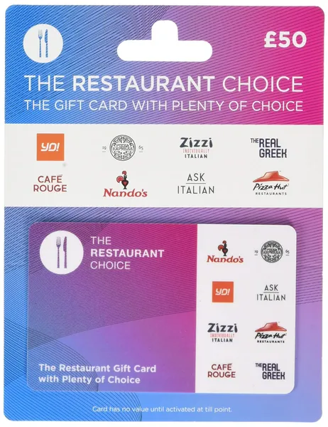 Restaurant choice Gift Card - Post