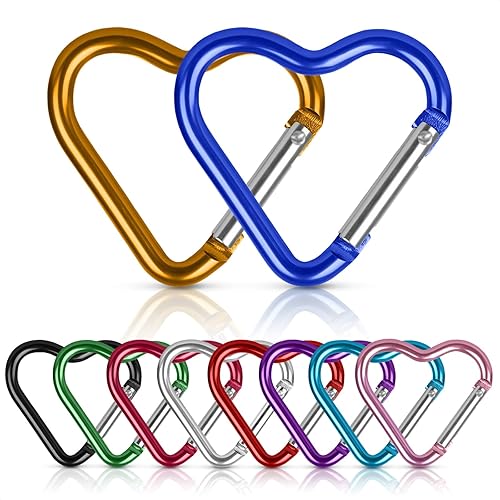 Heart Keychain Carabiner Clips