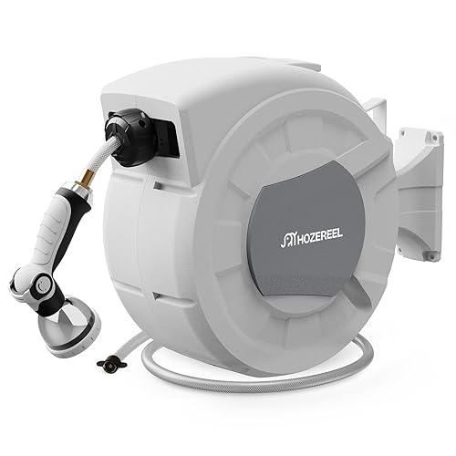 100 FT Retractable Garden Hose Reel