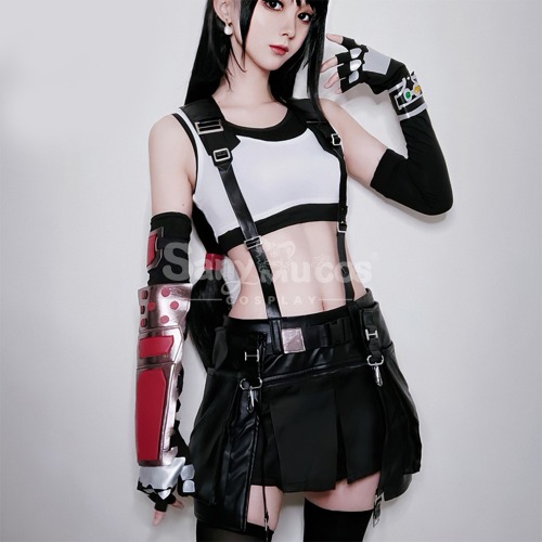 【In Stock】Game Final Fantasy VII Remake Cosplay Tifa Lockhart Cosplay Costume - S