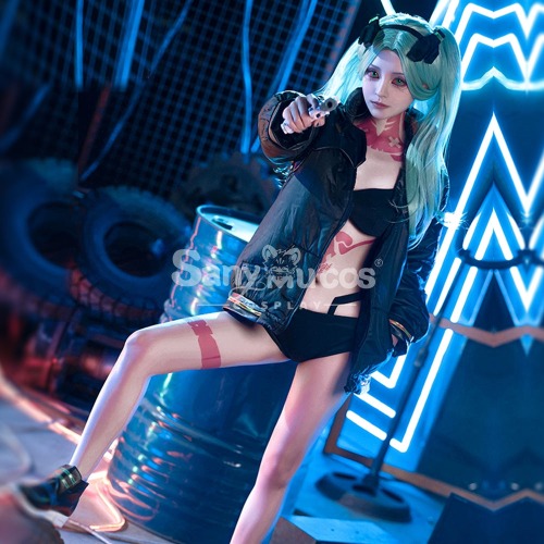 Anime Cyberpunk: Edgerunners Cosplay Rebecca Cosplay Costume - S