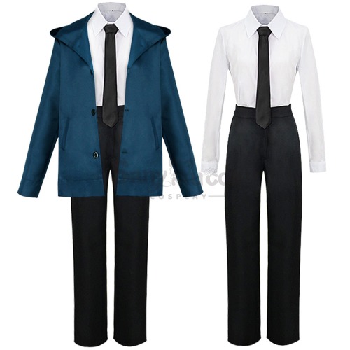 【In Stock】Anime Chainsaw Man Cosplay Power Cosplay Costume - blue Costume / S
