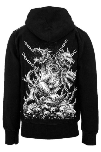 Cerberus Hoodie [Zipper or Pullover] | Zipper Hoodie / 5XL
