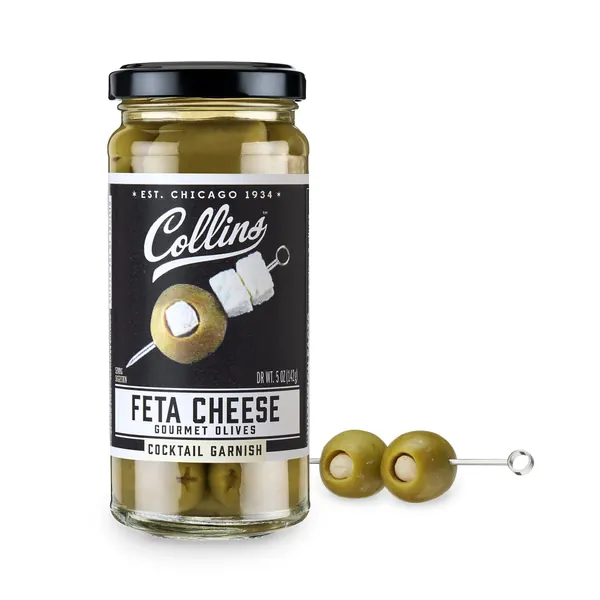 5 oz. Gourmet Feta Cheese Olives by Collins