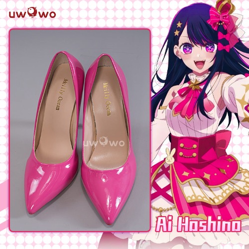 【Pre-sale】Uwowo Anime Oshi no Ko Ai Hoshino Idol Stage Performance Exhibition Ver. Cosplay Shoes High Heel - 37