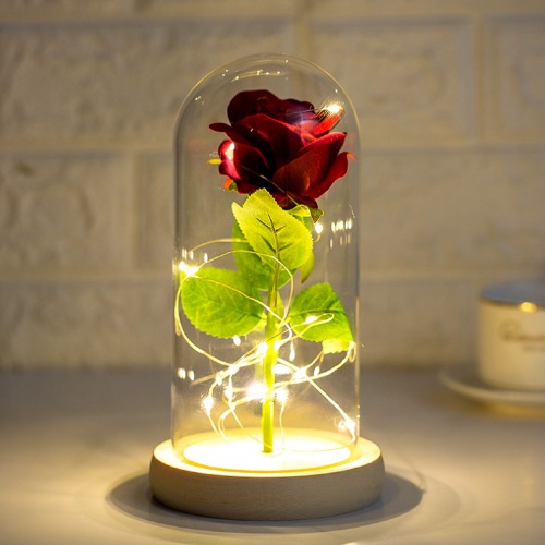 Valentine's Day LED Rose Gift - Purple