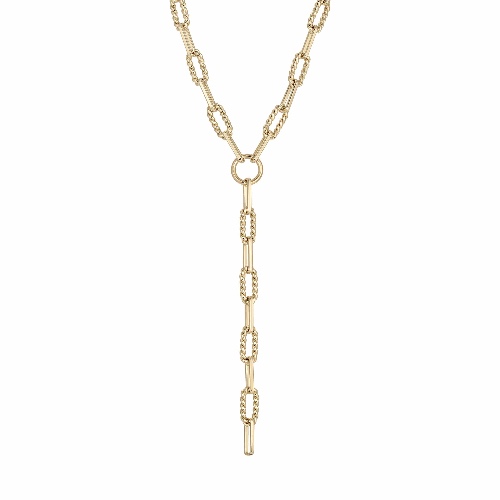 Enzo Lariat Necklace - 30" GOLD