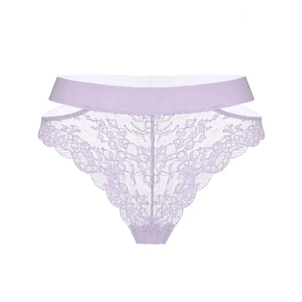 Wild Lace Cheeky Panty Lilac Hint - S / Lilac Hint