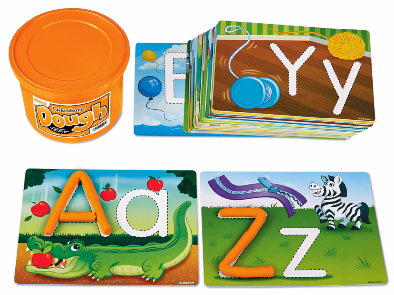 Learn the Alphabet! Dough Mats